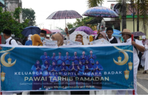 Kecamatan Muara Badak Gelar Pawai Tahtib Sambut Ramadan 1446 H