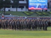 Bupati dan Wakil Bupati Kukar Terima Lencana Asta Brata, Bhinneka Nara Eka Bhakti