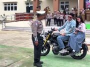 Edukasi Pelajar Tertib Berlalu Lintas, Satlantas Polresta Samarinda Hadir di SMAN 5 Samarinda