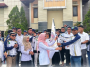 Kontingen PWI Berau Dilepas Menuju Porwada Kaltim III di Bontang