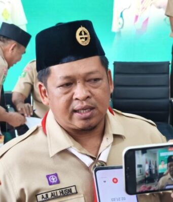 Sinergi Pembinaan Pramuka Kukar Siap Diperkuat Dispora Kukar